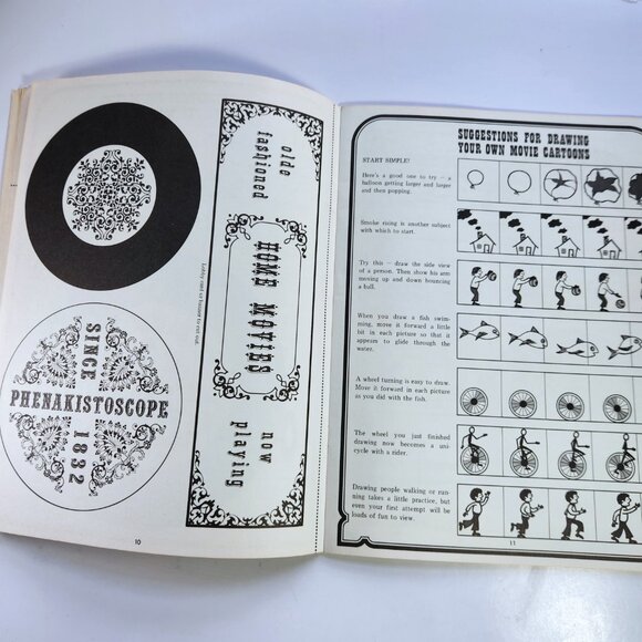 Paper Movie Machines Mini Movies Ready To Make by Budd Wentz (Troubador,1975) PB - Picture 7 of 9